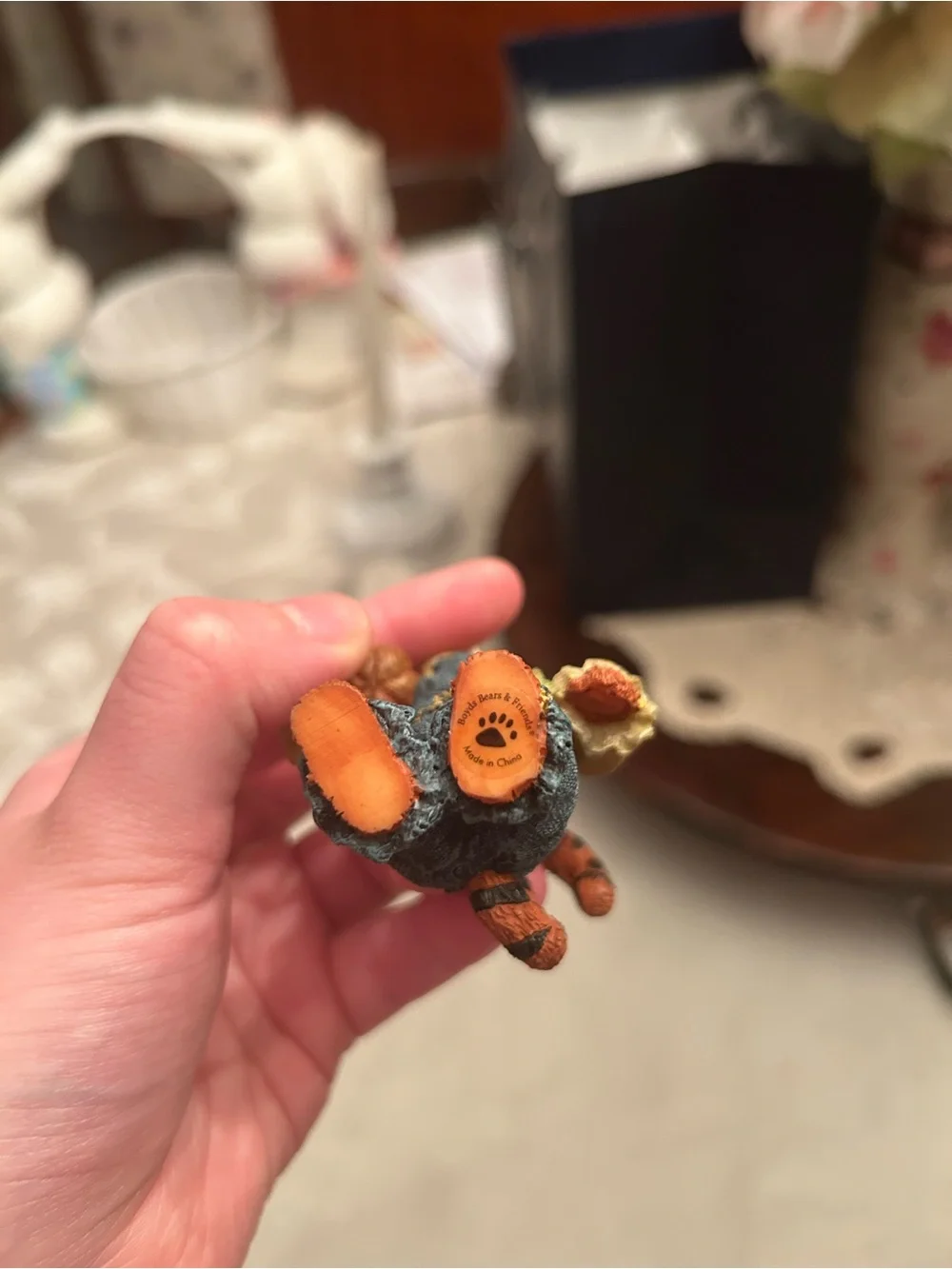 Vintage tiger Halloween Disney Boyd’s bears Christmas ornament